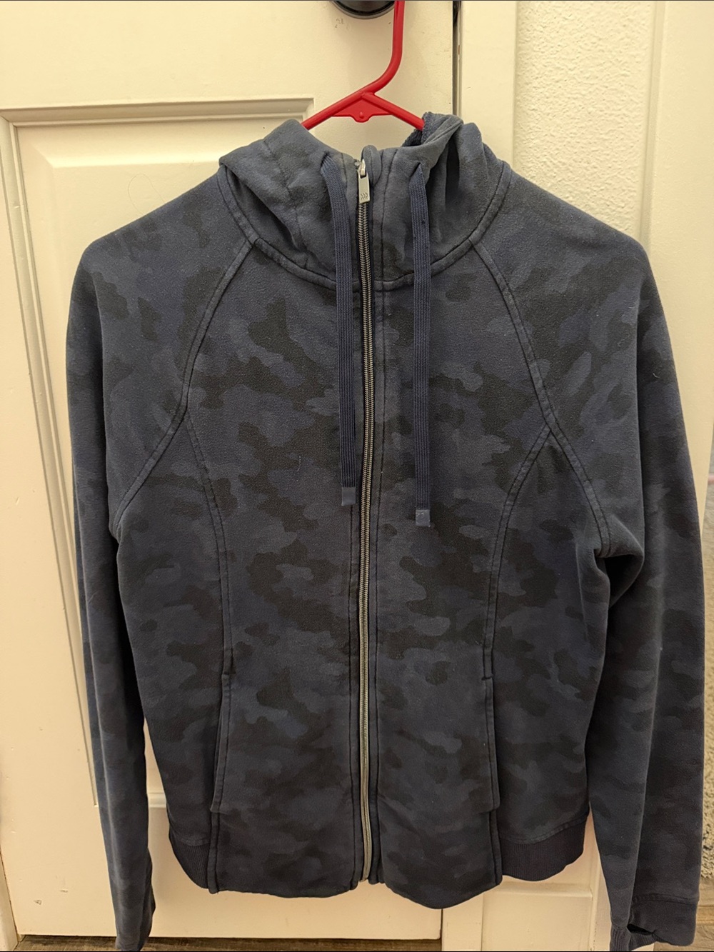 all in motion Navy Blue Camo Zip-Up Hoodie